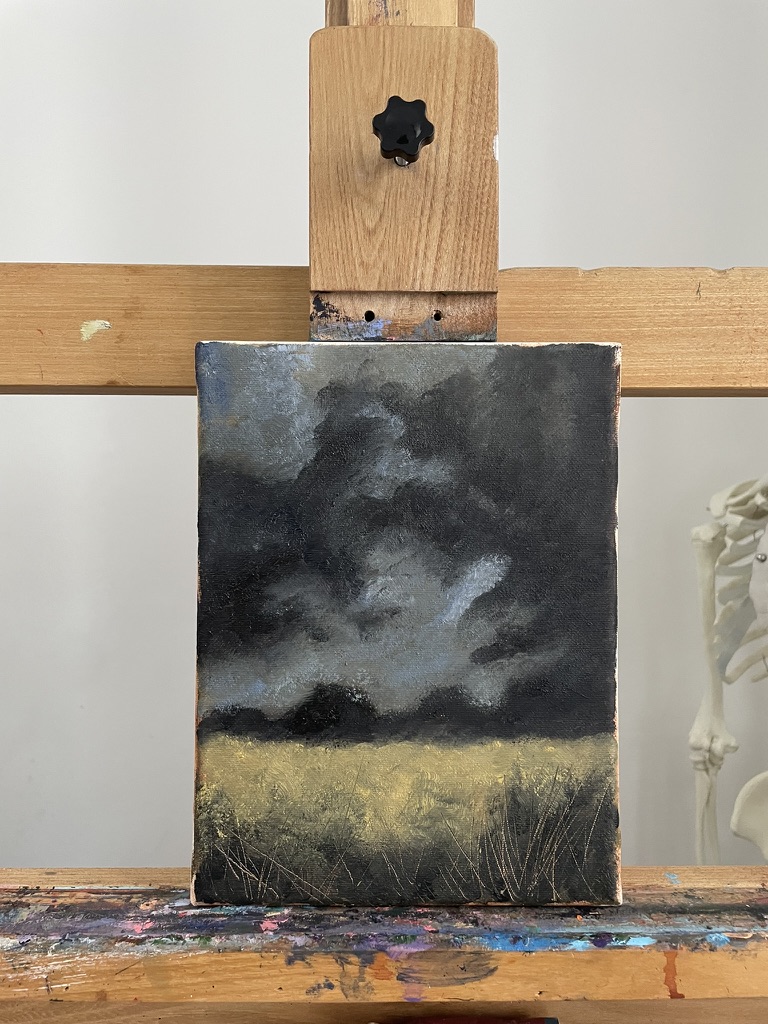 Imaginary landscape - feeling of first depression as a child, "do you feel like all colors are gone?"